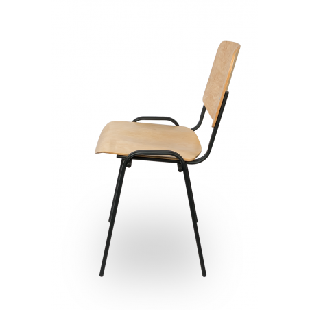 Krzesło konferencyjne ISO WOOD BL