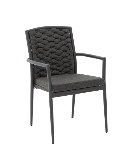 Krzesło Intreccio antracyt