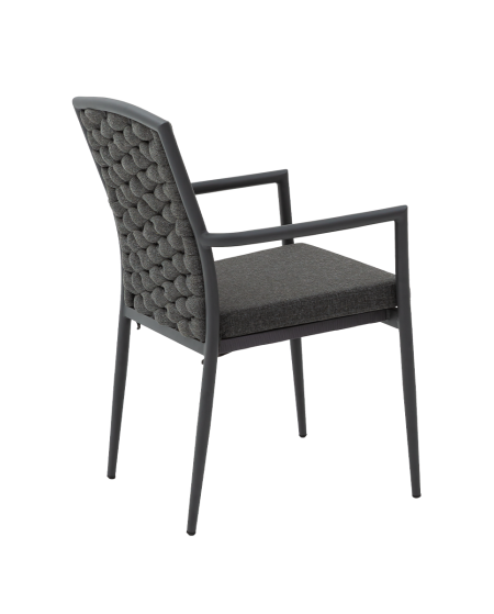 Krzesło Intreccio antracyt