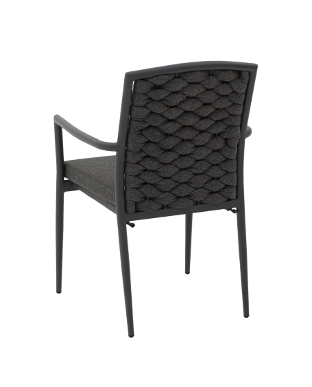 Krzesło Intreccio antracyt