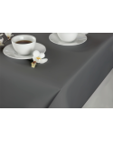 Obrus TB-200 plamoodporny 240x150 cm ciemny szary