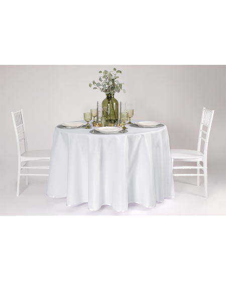 Obrus TB-110 plamoodporny biały