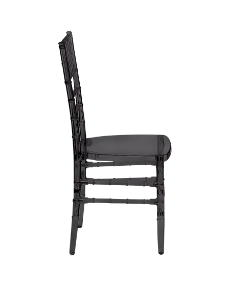 Krzesło Chiavari Tiffany transparentne przydymiane