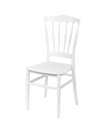 Krzesło Chiavari Napoleon białe