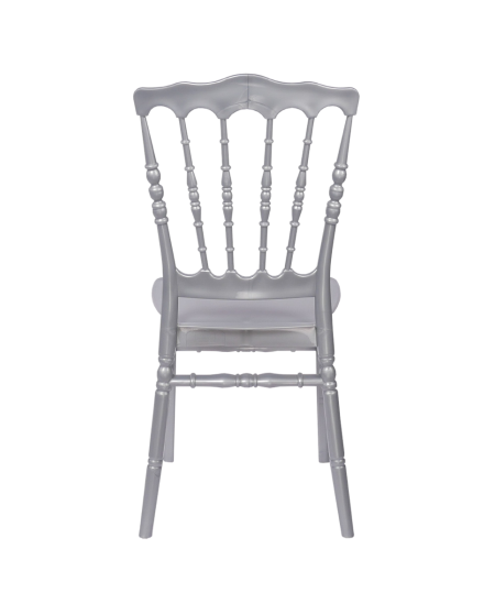 Krzesło Chiavari Napoleon srebrne