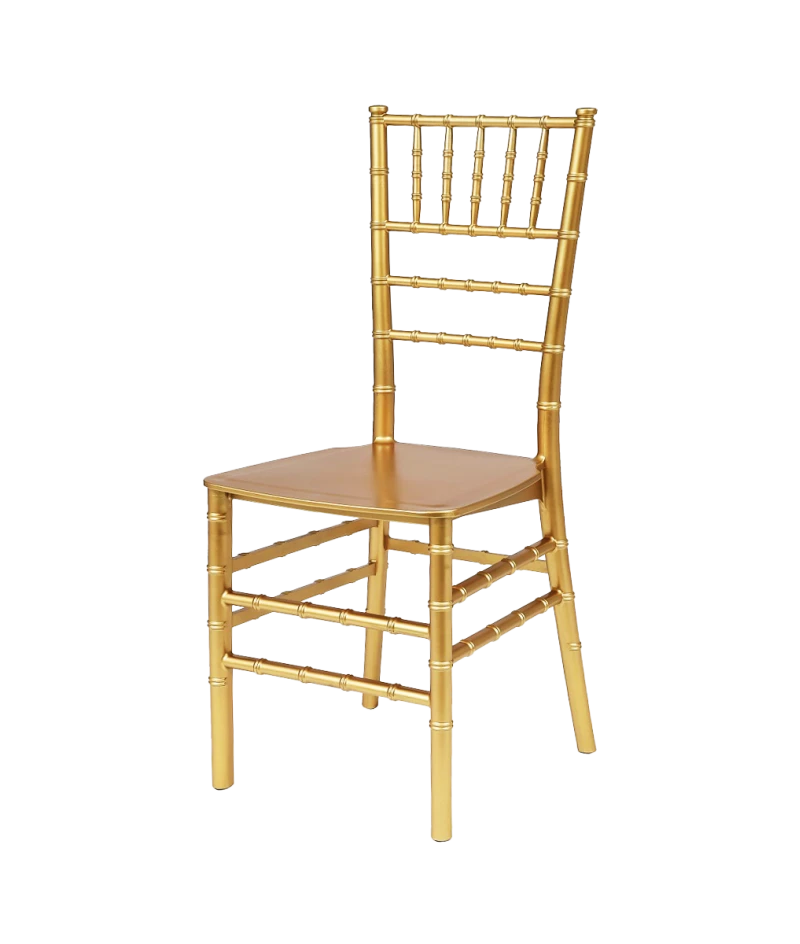 Stolička Chiavari Tiffany, zlatá C600