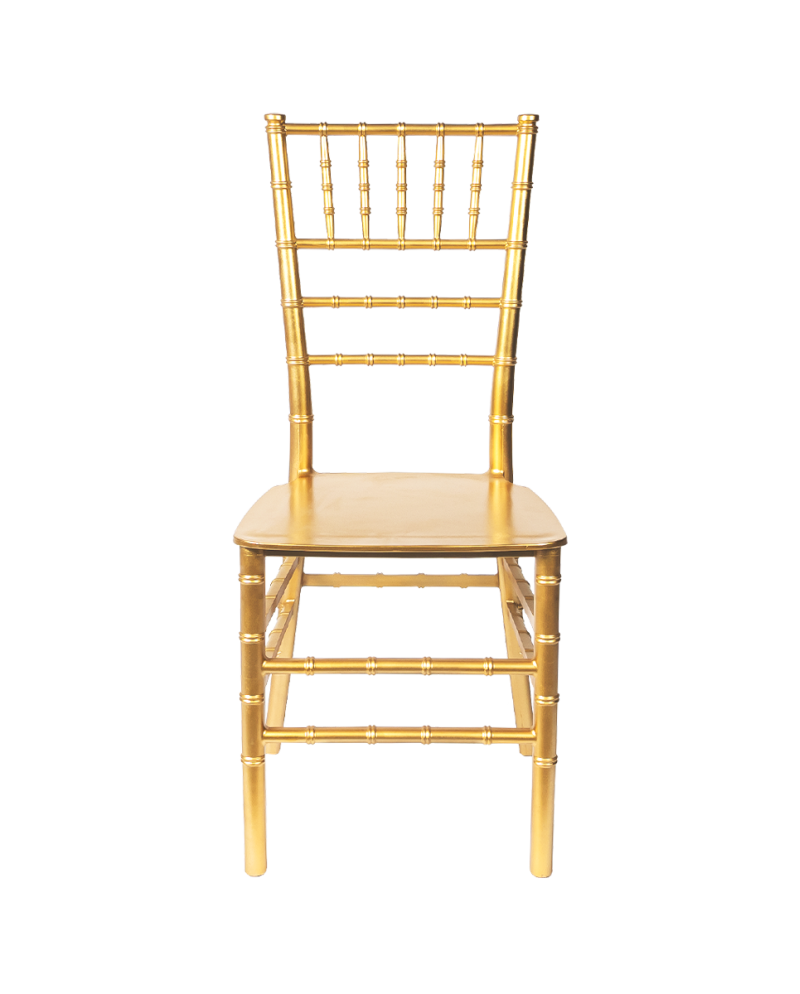 Stolička Chiavari Tiffany, zlatá C600