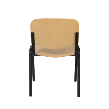 Krzesło Iso Wood czarne