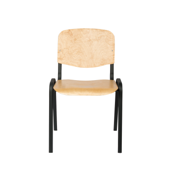 Krzesło Iso Wood czarne