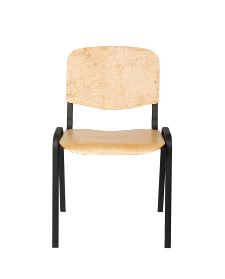 Krzesło Iso Wood czarne