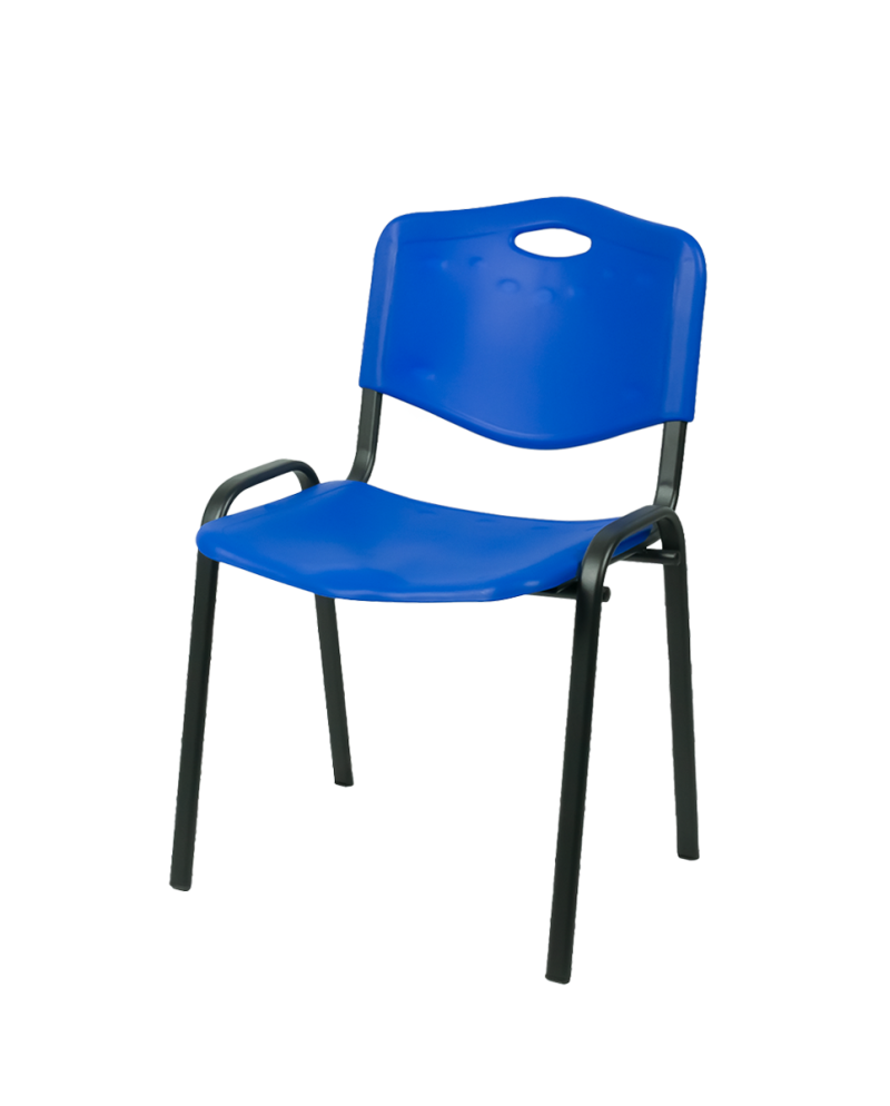 Krzesło Iso Plast niebieskie