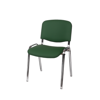 Krzesło Iso Standard CR T0505 zielone ekoskóra