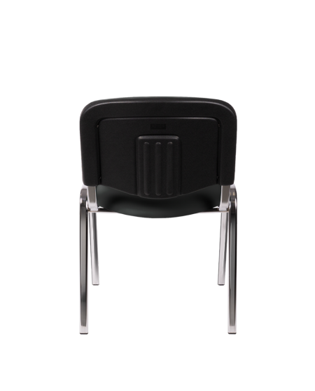 Krzesło Iso 24H CR T0111 czarne ekoskóra