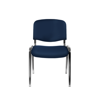 Krzesło Iso Standard CR T0202 niebieskie ekoskóra