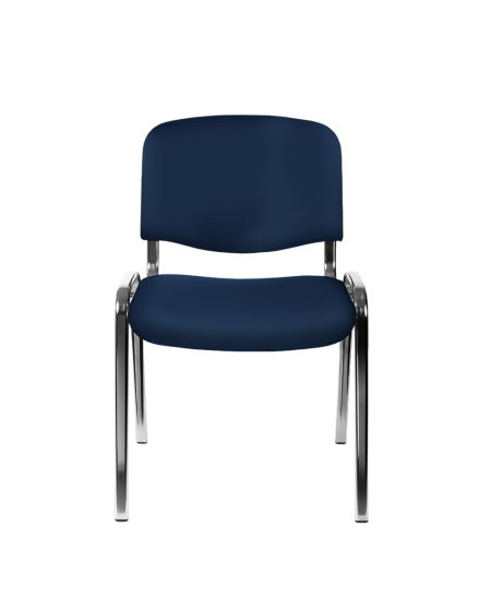 Krzesło Iso 24H CR T0202 niebieskie ekoskóra