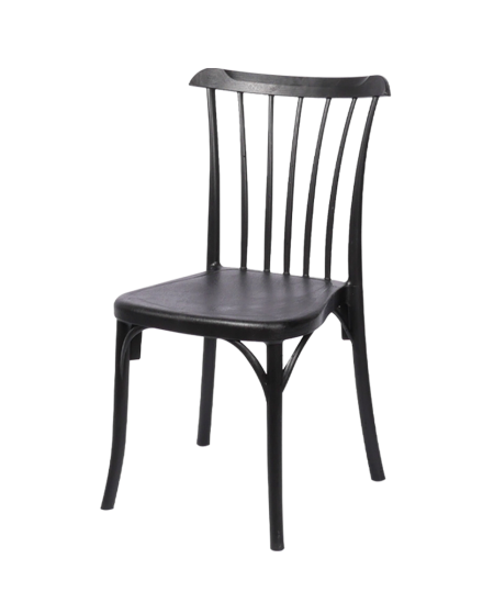 Krzesło Patyczak Retro czarne