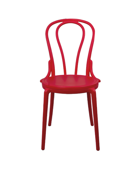 Krzesło Monet czerwone