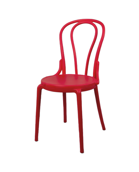 Krzesło Monet czerwone
