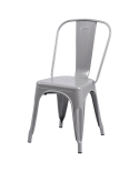 Krzesło Paris inspirowane Tolix aluminium