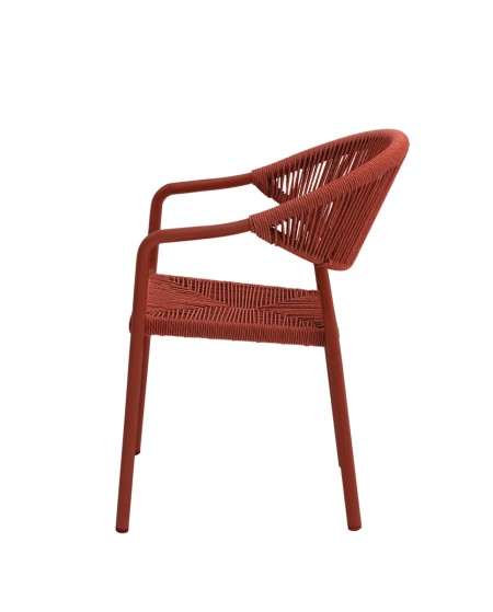 Krzesło Cesare czerwone