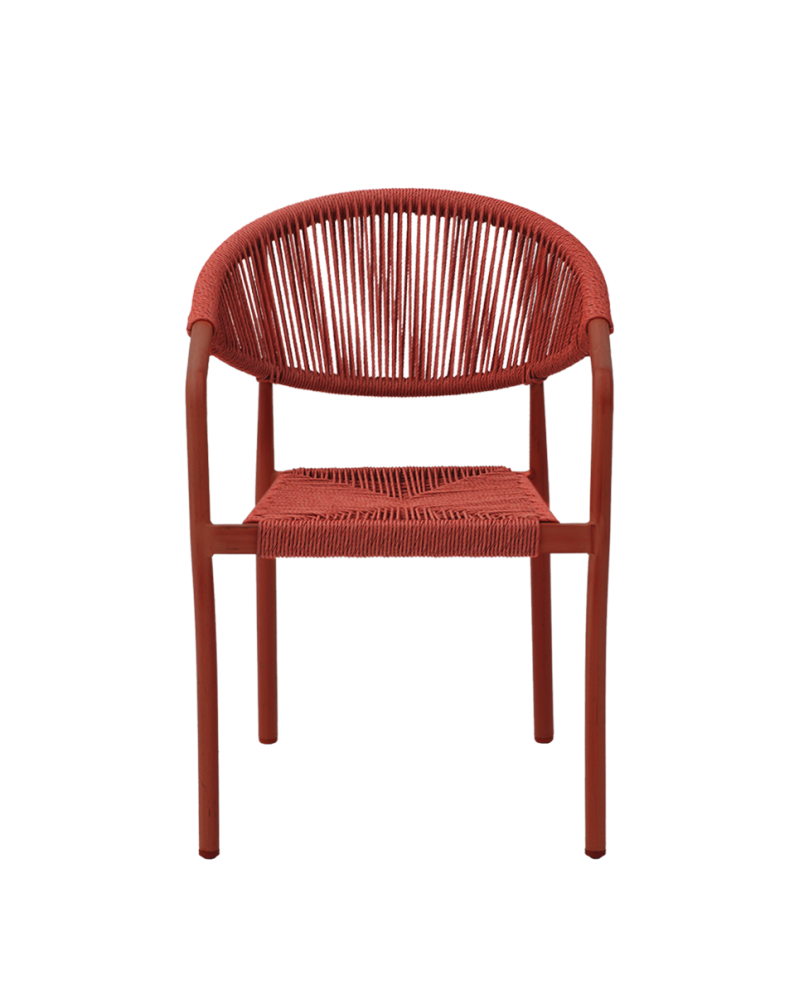 Stolička Cesare, červená