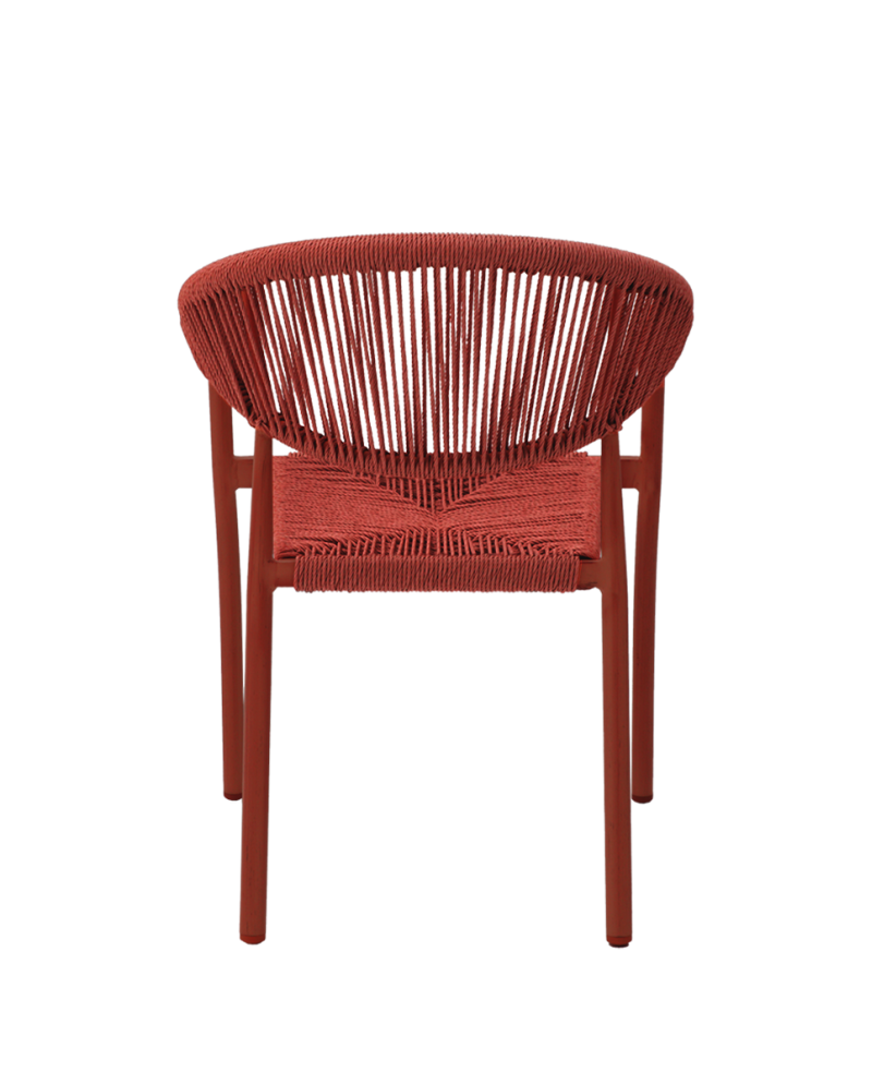 Stolička Cesare, červená