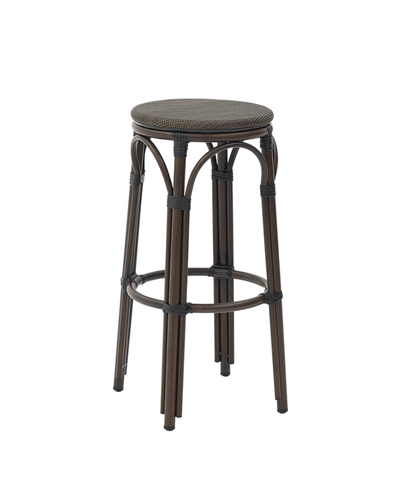 Stolička Barová stolička Francesco, tmavá antracit