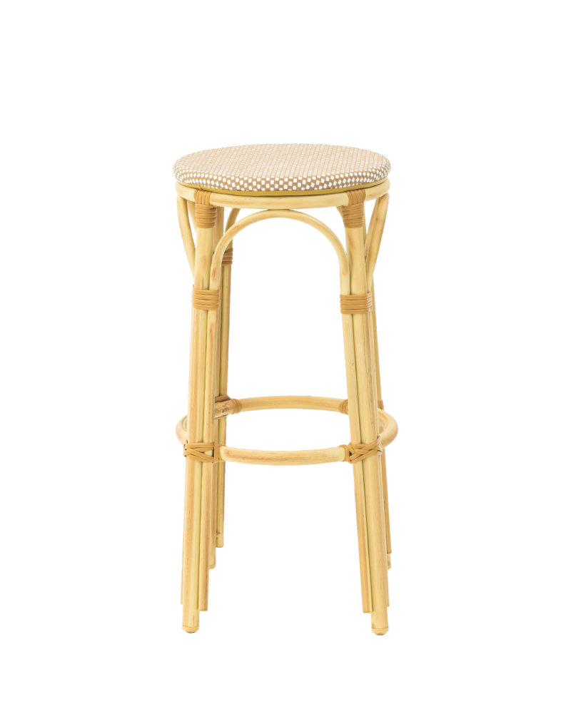 Stolička Barová stolička Francesco, hnedá/béžová