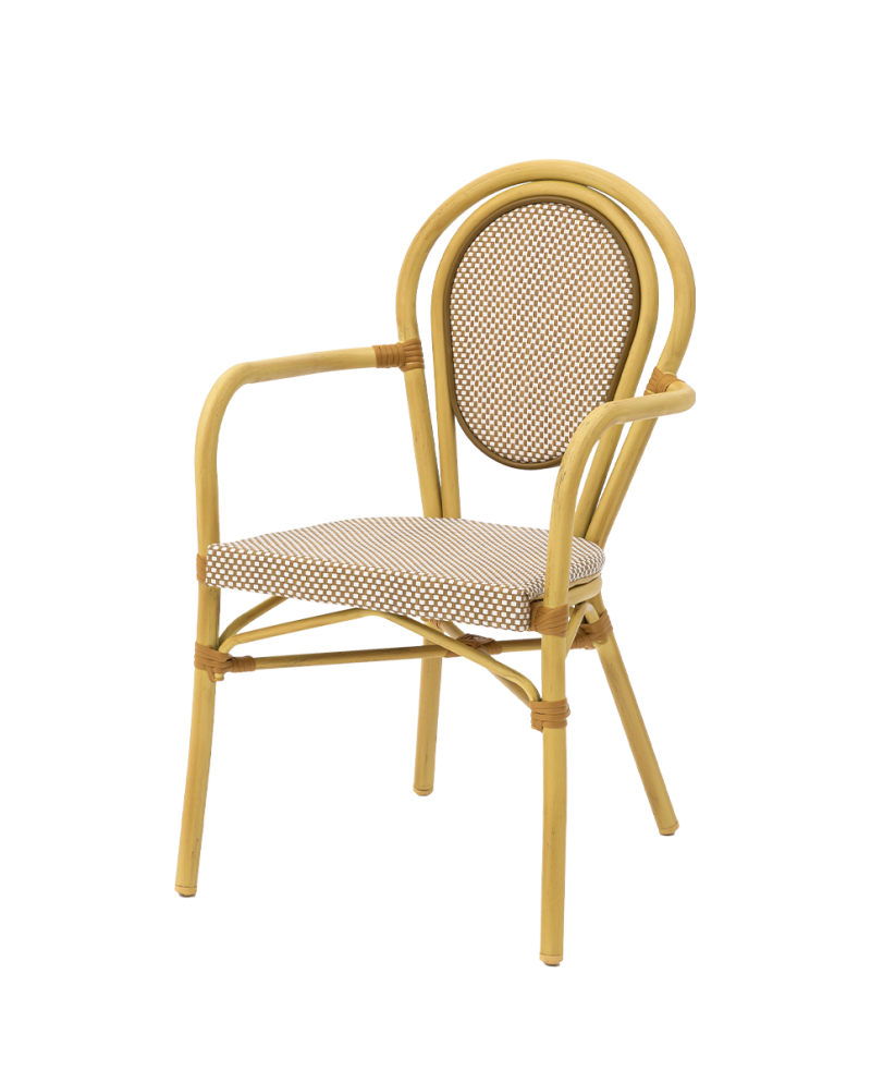 Krzesło Riccardo Arm beżowe