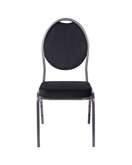 Krzesło Herman czarny welur