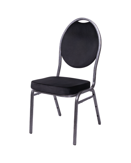 Krzesło Herman czarny welur