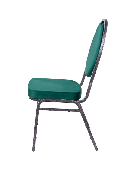 Krzesło Herman zielone welur