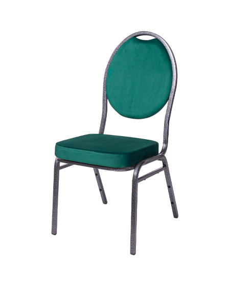 Krzesło Herman zielone welur