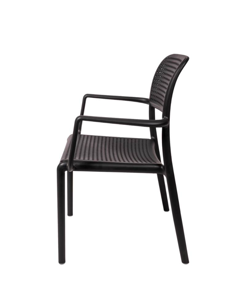 Stolička Nardi Bora, antracit