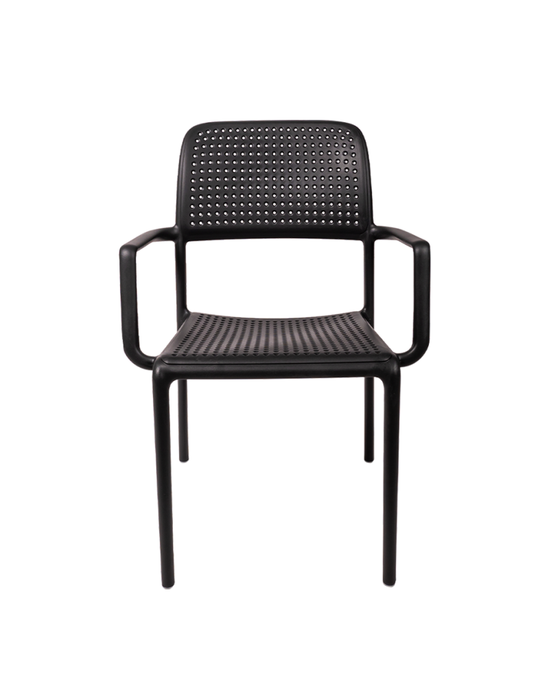 Stolička Nardi Bora, antracit