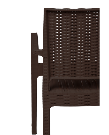 Krzesło Mario brązowe