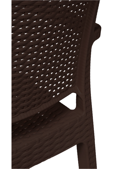 Krzesło Mario brązowe