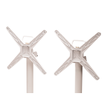 Stolik do ogródka piwnego CROSS COMFORT DUO biały blat HPL