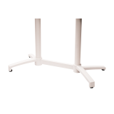 Stolik do ogródka piwnego CROSS COMFORT DUO biały blat HPL