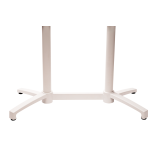 Stolik do ogródka piwnego CROSS COMFORT DUO biały blat HPL