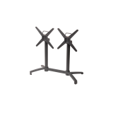 Stolik do ogródka piwnego CROSS COMFORT DUO szary blat HPL