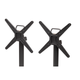 Stolik do ogródka piwnego CROSS COMFORT DUO szary blat HPL