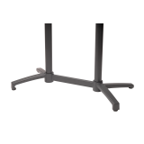 Stolik do ogródka piwnego CROSS COMFORT DUO szary blat HPL