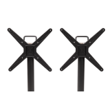 Stolik do ogródka piwnego CROSS COMFORT DUO szary blat HPL