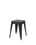 Taboret Paris inspirowany Tolix czarny