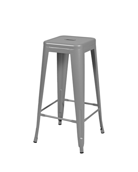 Hoker Paris inspirowany Tolix aluminium