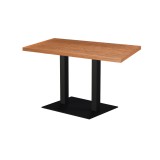 Stolik kawiarniany ALFA XL DUO blat drewniano-fornirowany