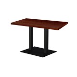 Stolik kawiarniany ALFA XL DUO blat drewniano-fornirowany