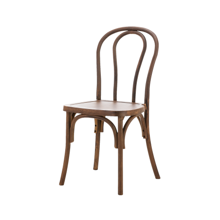 Krzesło ślubne MONET POLYWOOD orzechowe