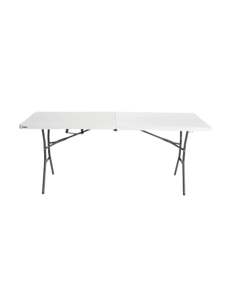 Cateringový skladací stôl biely 80471 (183x76cm)